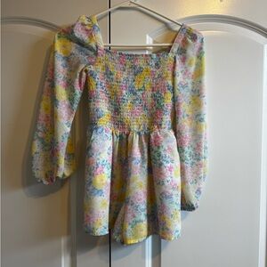 Janie and Jack Floral Kids Dress - Multicolor